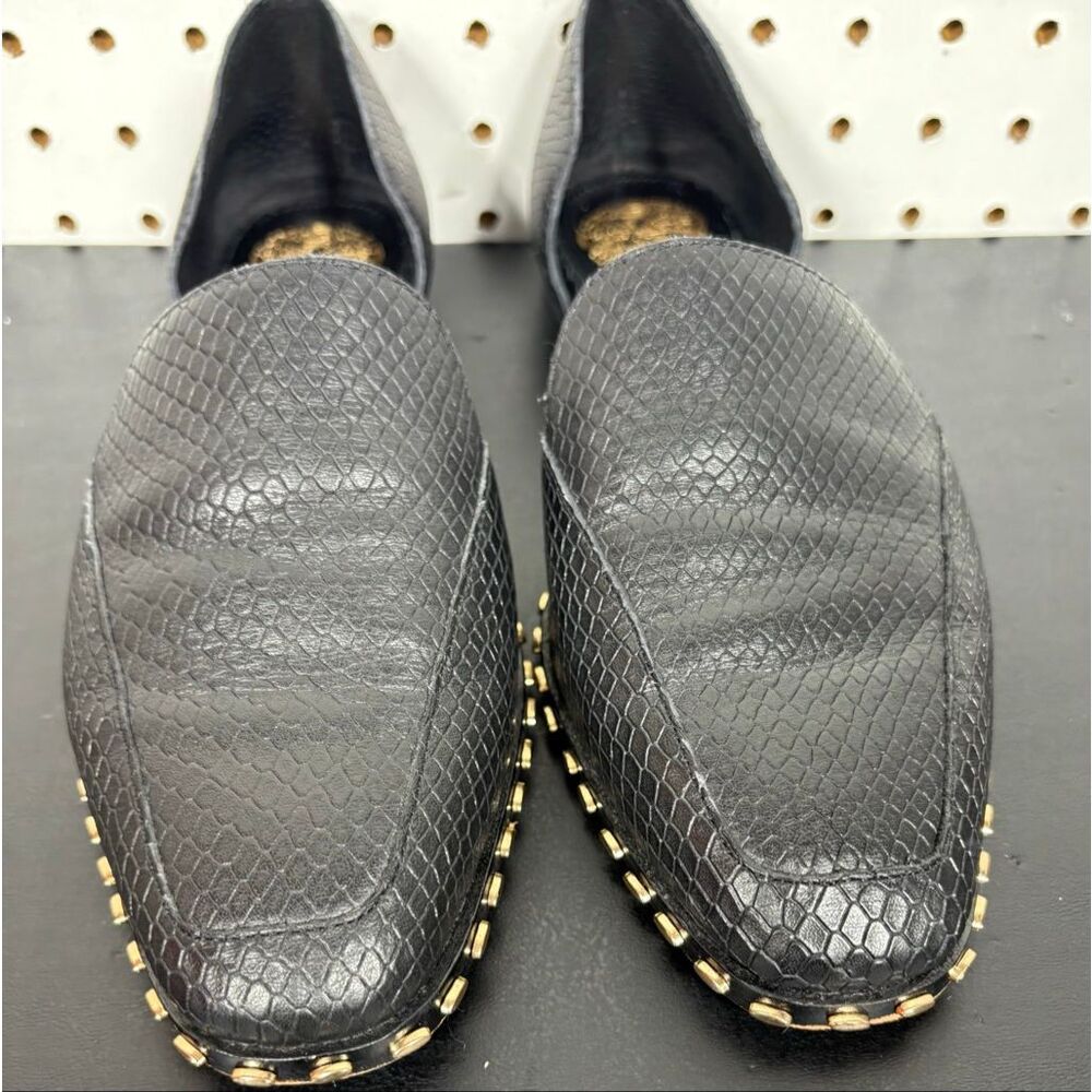 Vince Camuto Women’s Rendolen Snake Skin d’Orsay Flats Shoes Size 6.5